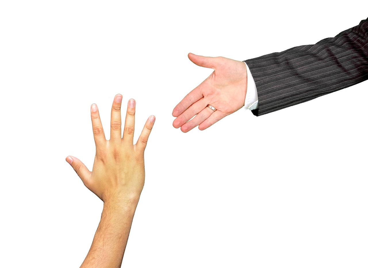 Ask for help when you need it (image credits: pixabay)