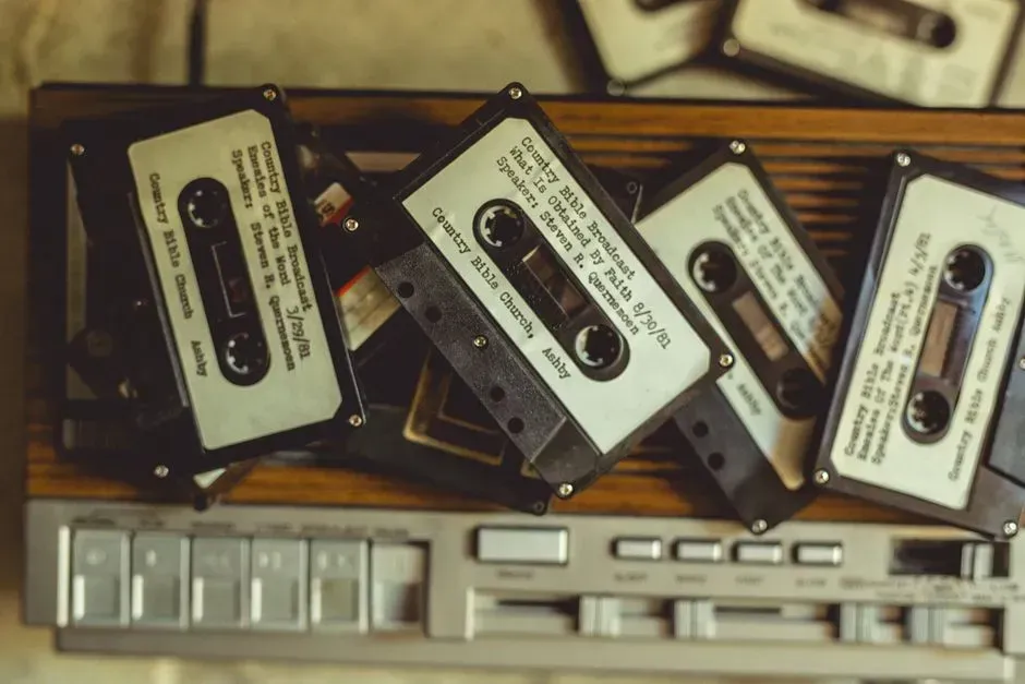 5. Recording Songs Off the Radio Onto Cassette Tapes (Image Credits: Pexels)