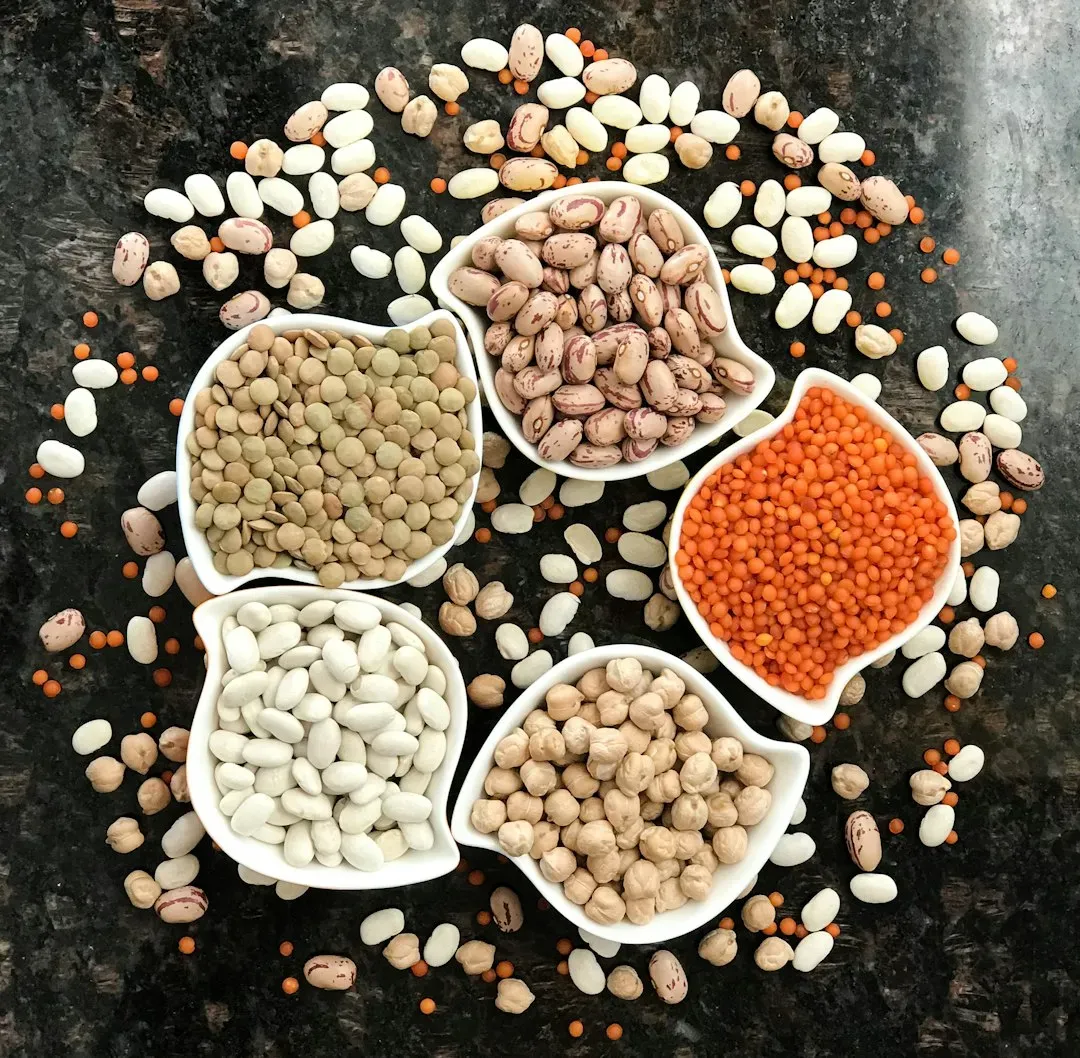 Legumes and whole grains for B vitamins (Image Credits: Unsplash)