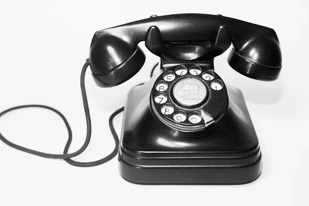 3. "Burning up the phone lines" (Image Credits: Unsplash)