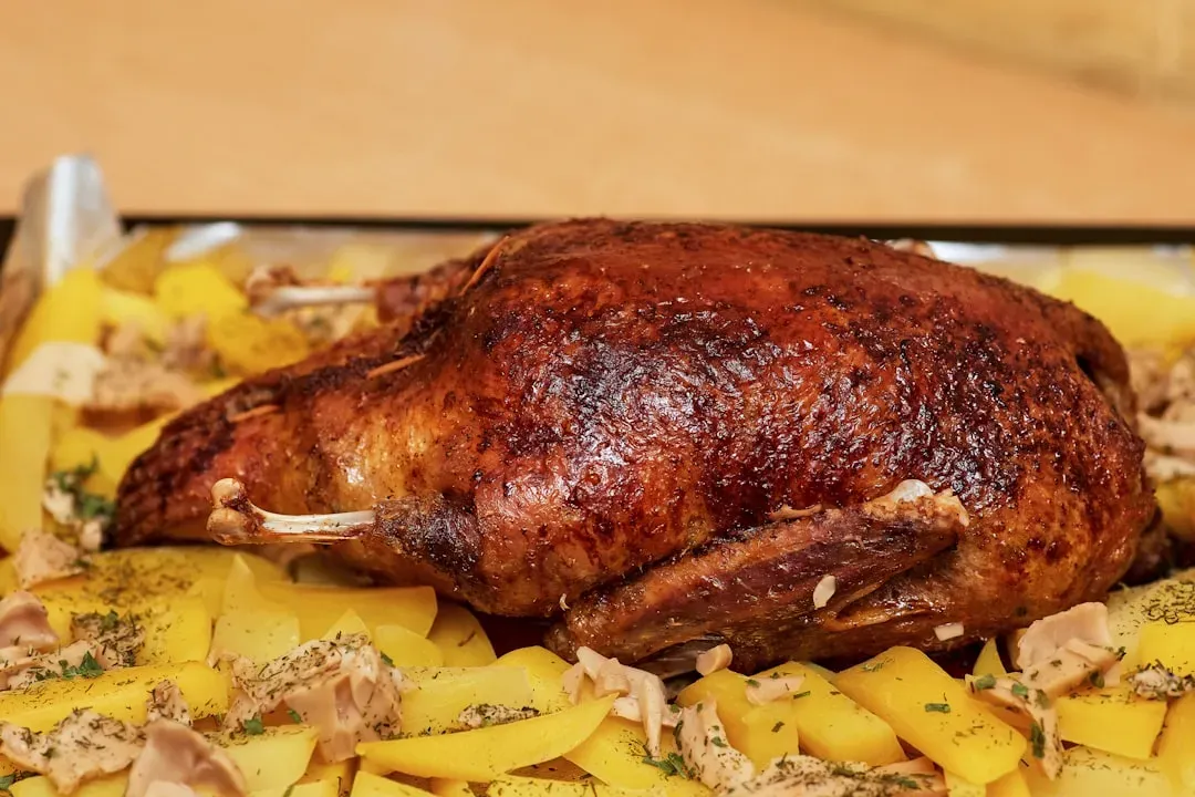 Roast Christmas Goose (Image Credits: Unsplash)