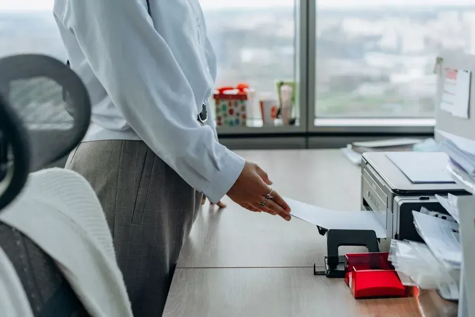 Printing out documents that already exist digitally (Image Credits: Pexels)