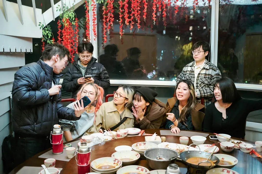 1. Photographing the food before anyone touches it (Image Credits: Unsplash)
