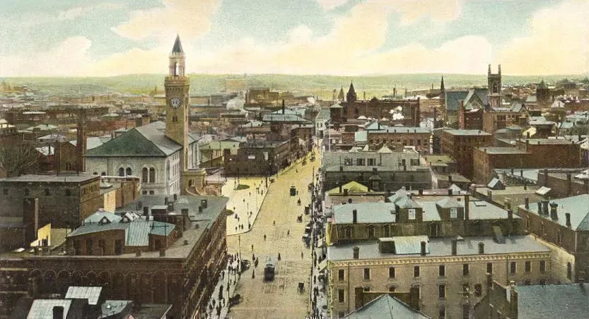 4. Worcester, Massachusetts (Image Credits: Digital scan of postcard, <a href="https://commons.wikimedia.org/w/index.php?curid=8725651" target="_blank" rel="noopener">Public domain</a>)
