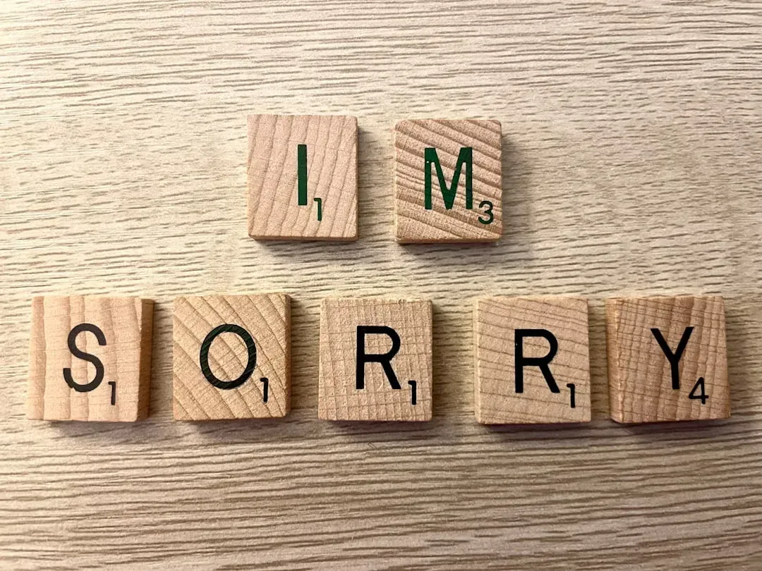 4. Apologies include actual behavior change (Image Credits: Unsplash)