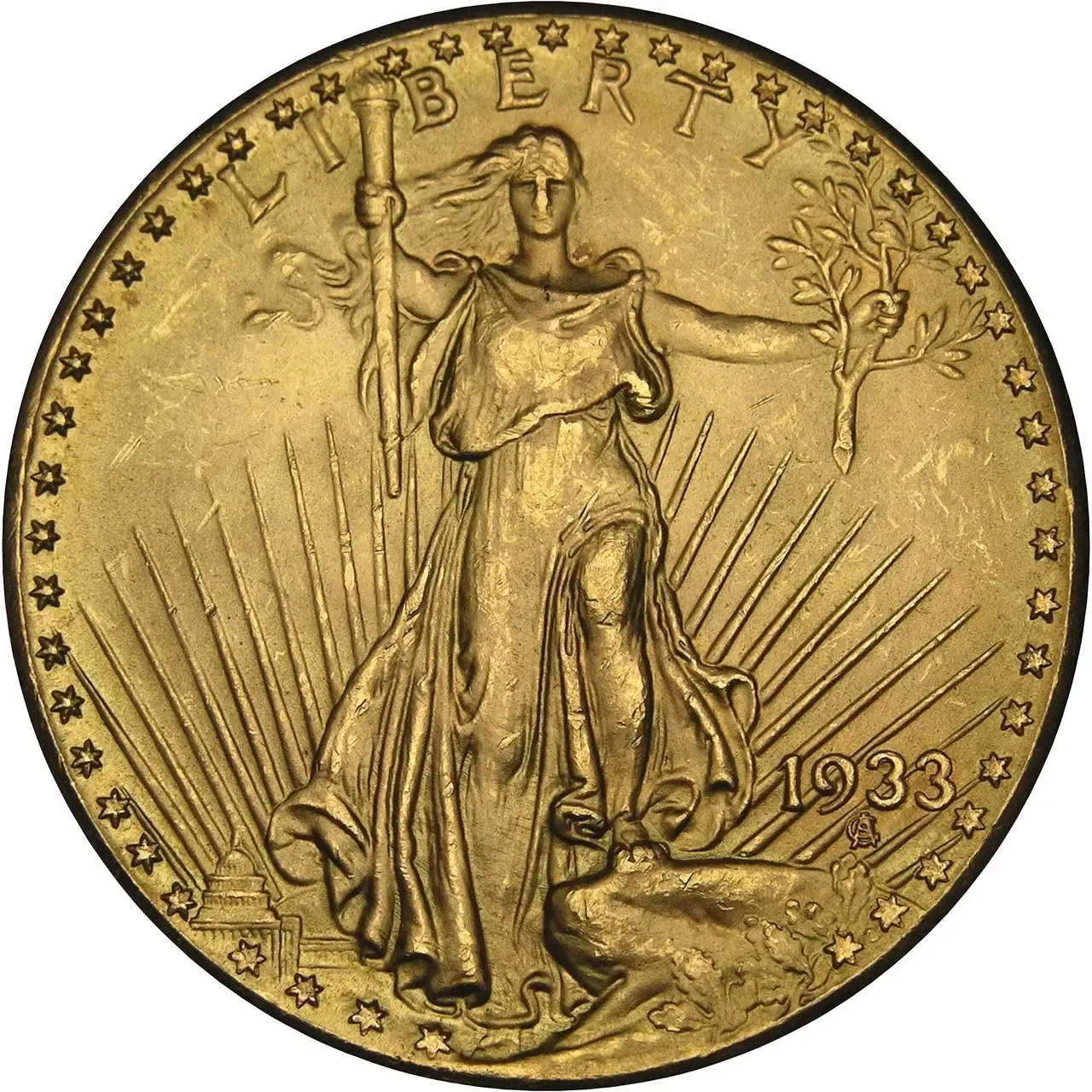 6. 1927-D Double Eagle ($20 Gold Coin) (Image Credits: Pixabay)