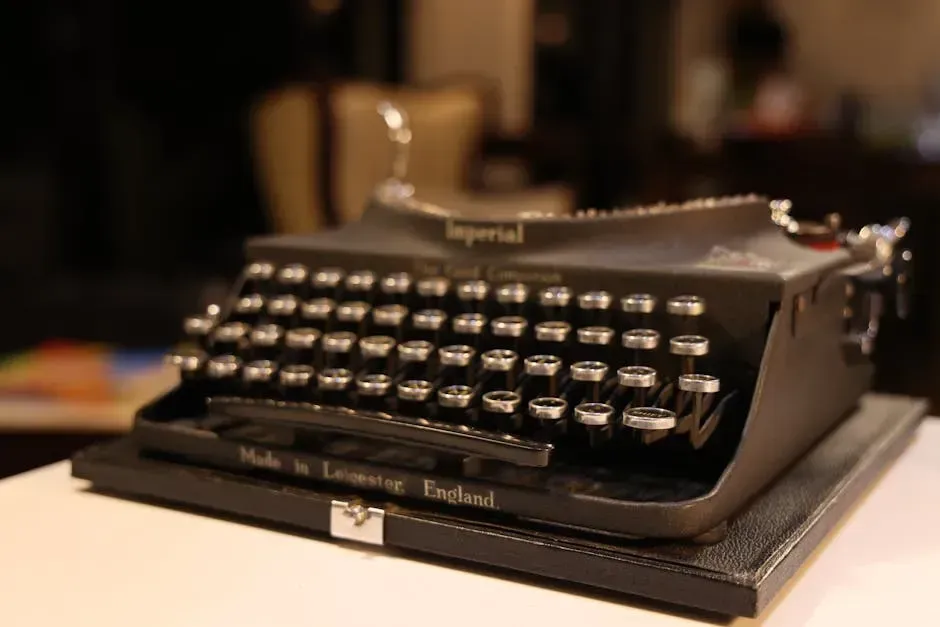 3. Old Typewriters (Image Credits: Pexels)