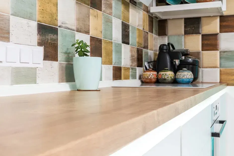 Tiled Countertops (Image Credits: Pexels)