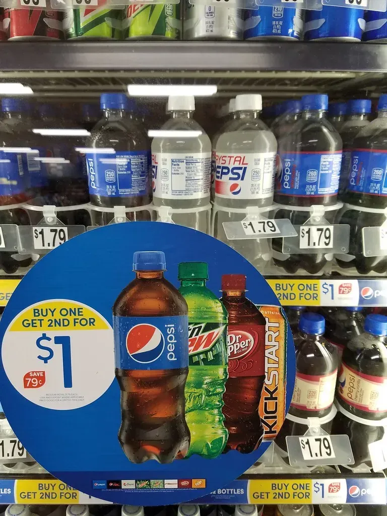 2. Crystal Pepsi (Image Credits: Flickr)