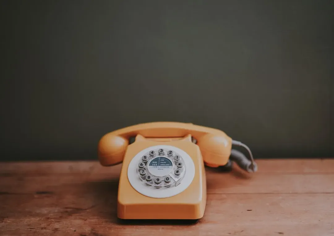 1. The Landline Phone (Image Credits: Unsplash)