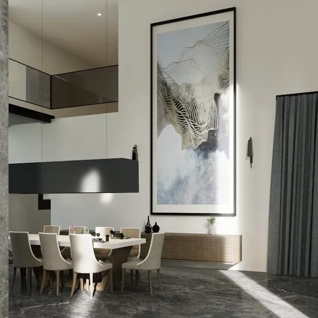 7. Choose Artwork That's Properly Scaled and Personally Meaningful (Image Credits: Pexels)