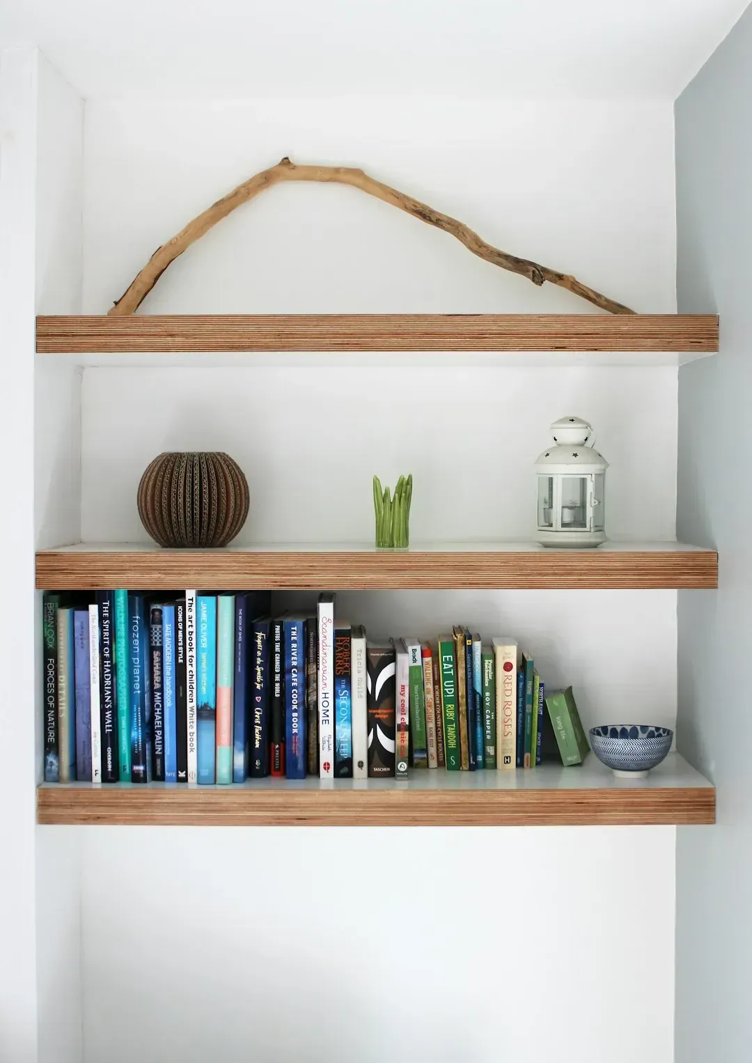 3. Open shelving instead of upper cabinets (Image Credits: Unsplash)
