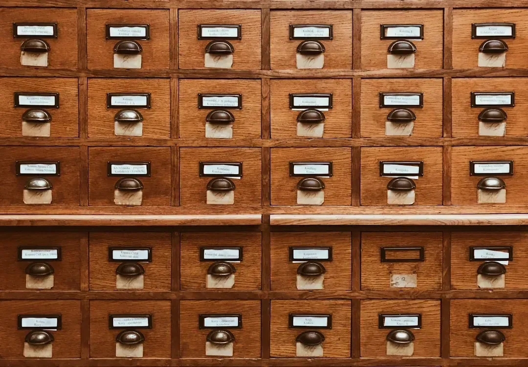 7. The Filing Cabinet Packed With Old Documents (Image Credits: Unsplash)