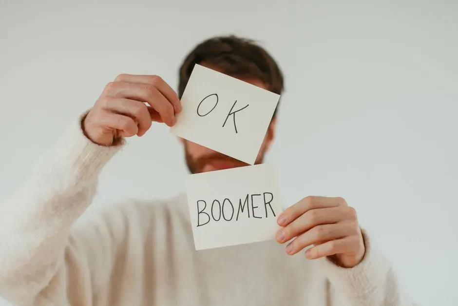 9. Ok boomer (Image Credits: Pexels)