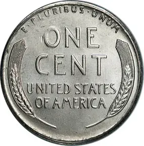 The 1944 Steel Wheat Penny: The Mirror Image of a Famous Mistake (Image Credits: Transferred from en.wikipedia to Commons by SchuminWeb using CommonsHelper., <a href="https://commons.wikimedia.org/w/index.php?curid=14849519" target="_blank" rel="noopener">Public domain</a>)