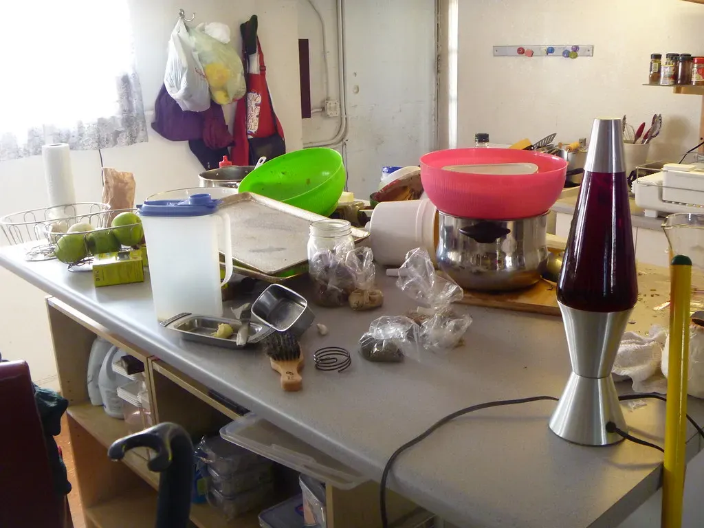 10. Kitchen islands used as permanent landing zones (serenejournal, Flickr, <a href="https://creativecommons.org/licenses/by/2.0/" target="_blank" rel="noopener">CC BY 2.0</a>)