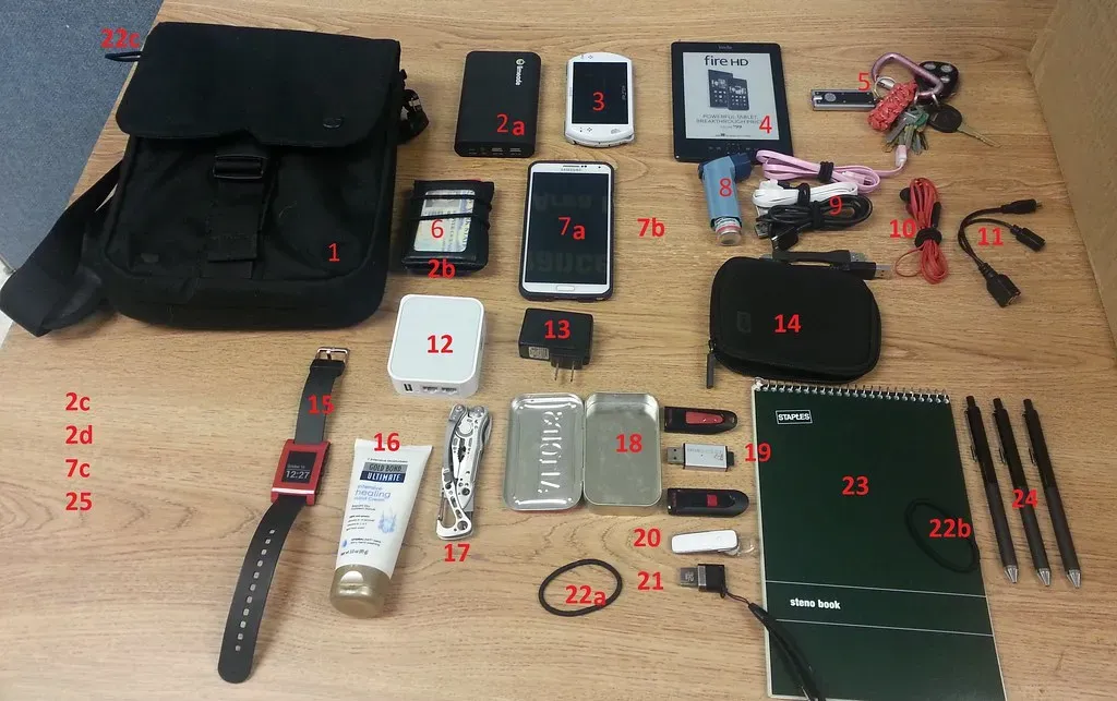 A Dedicated Bag That Stays Accessible During Travel (Incendiary Solution, Flickr, <a href="https://creativecommons.org/licenses/by-sa/2.0/" target="_blank" rel="noopener">CC BY-SA 2.0</a>)