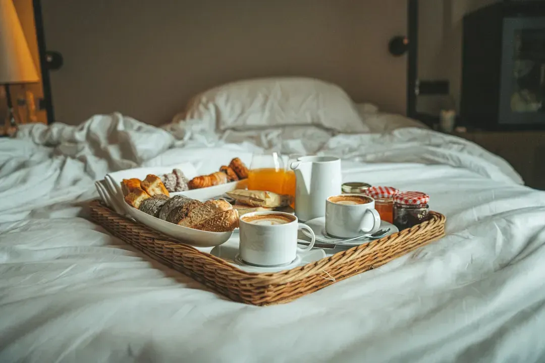 13. Plan a surprise breakfast in bed (Image Credits: Unsplash)