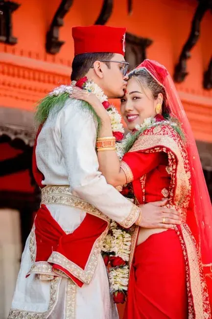 8. Keeping the wedding traditional to please the family (Image Credits: Pexels)