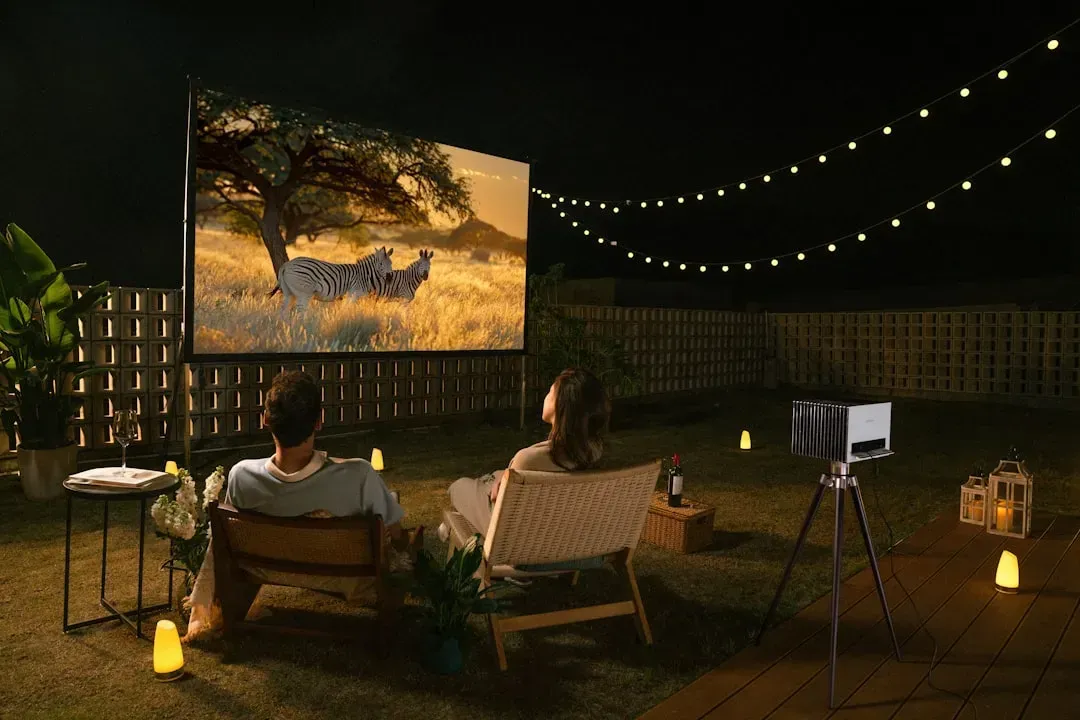 5. Set Up a Living Room Movie Theater (Image Credits: Unsplash)