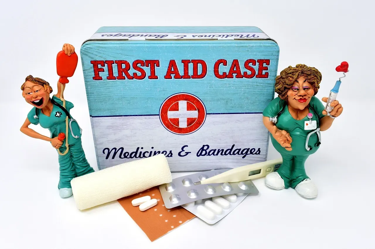 Medications and a Real First Aid Kit (Image Credits: Pixabay)