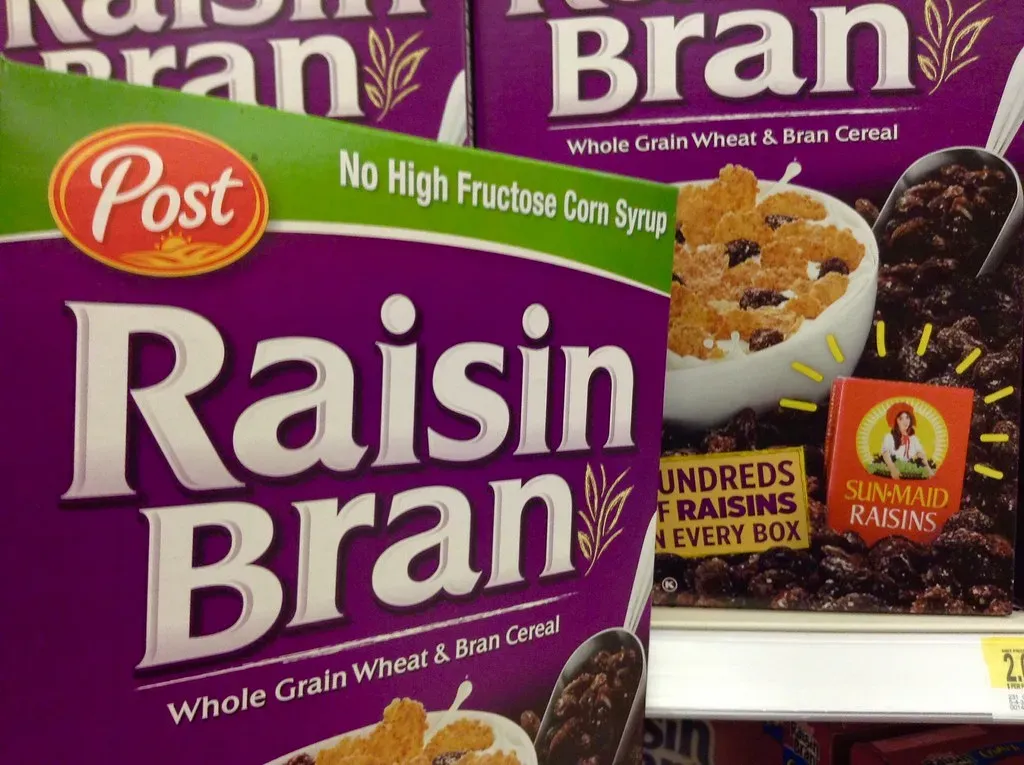 5. Packaged Bran Cereal (JeepersMedia, Flickr, <a href="https://creativecommons.org/licenses/by/2.0/" target="_blank" rel="noopener">CC BY 2.0</a>)