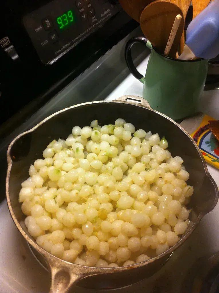8. Creamed Onions (joannapoe, Flickr, <a href="https://creativecommons.org/licenses/by-sa/2.0/" target="_blank" rel="noopener">CC BY-SA 2.0</a>)