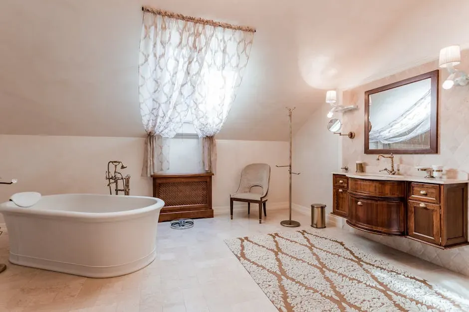 15. Carpet in Bathrooms (Image Credits: Pexels)