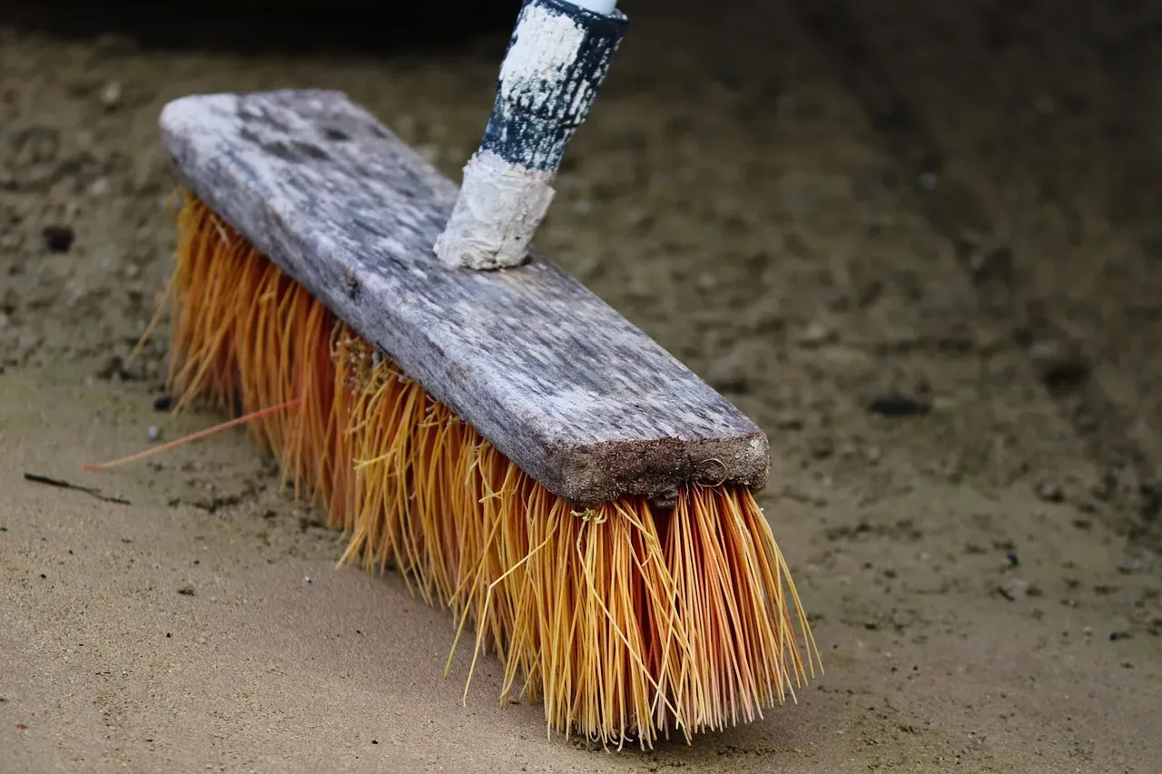 6. Skipping the Pre-Sweep Before Mopping (Image Credits: Pixabay)