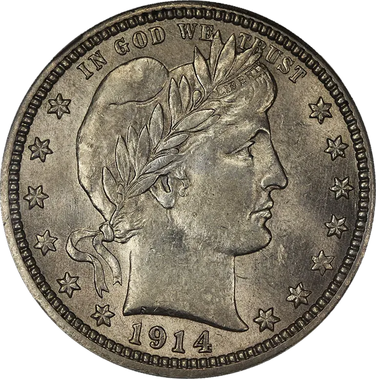 4. The 1901-S Barber Quarter (Actual coin, <a href="https://commons.wikimedia.org/w/index.php?curid=21896298" target="_blank" rel="noopener">Public domain</a>)