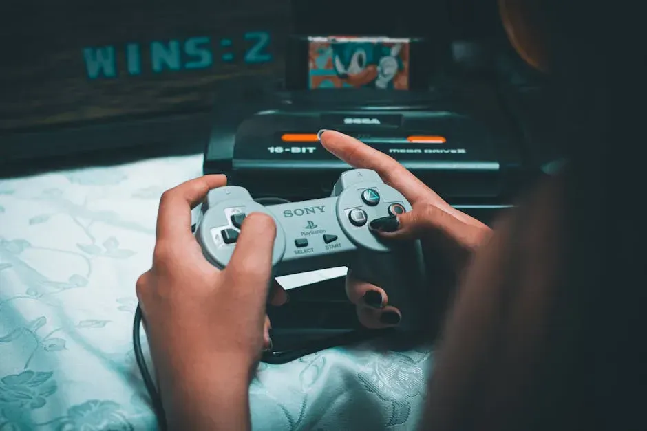 3. Retro Video Games (Image Credits: Pexels)