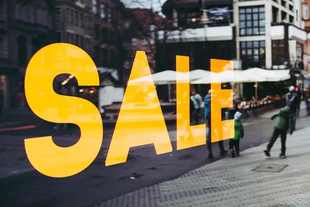 7. Sale signs that aren't really sales (Image Credits: Unsplash)