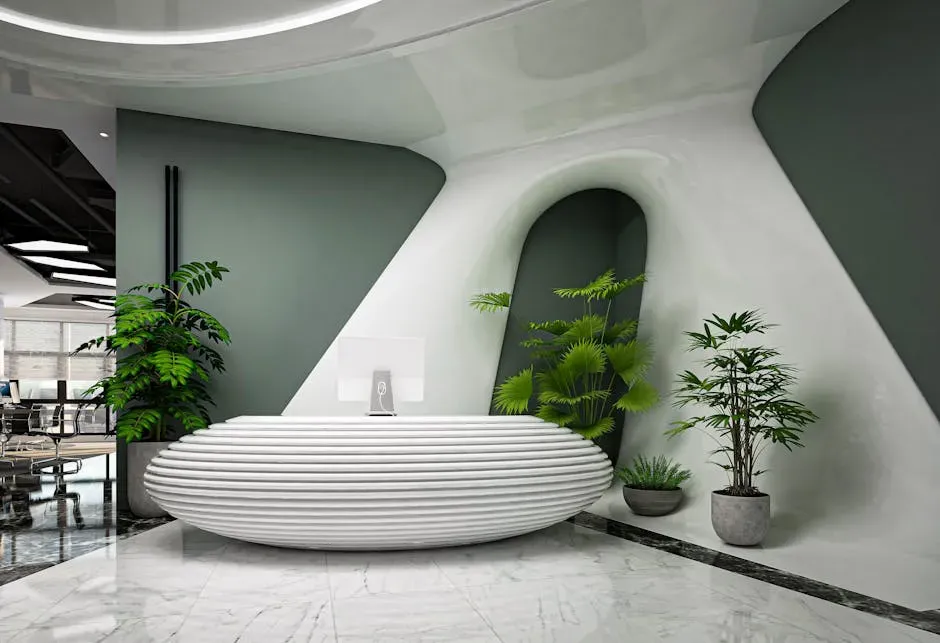 8. Curved and Organic Shapes in Furniture and Architecture (Image Credits: Pexels)