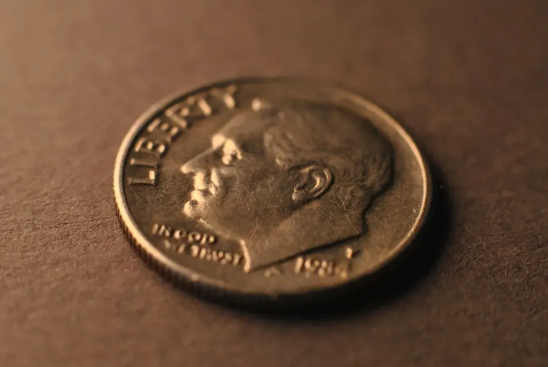 7. 1982 No-P Roosevelt Dime (Image Credits: Unsplash)