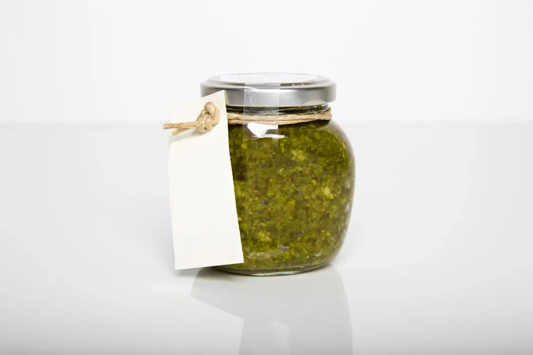 3. Jarred pesto (Image Credits: Unsplash)