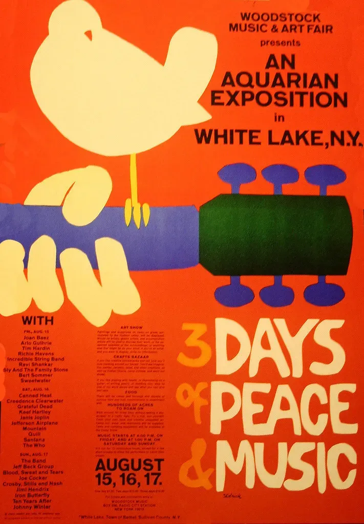 2. Woodstock, 1969: The Counterculture Peaks and Becomes the Culture (dbking, Flickr, <a href="https://creativecommons.org/licenses/by/2.0/" target="_blank" rel="noopener">CC BY 2.0</a>)