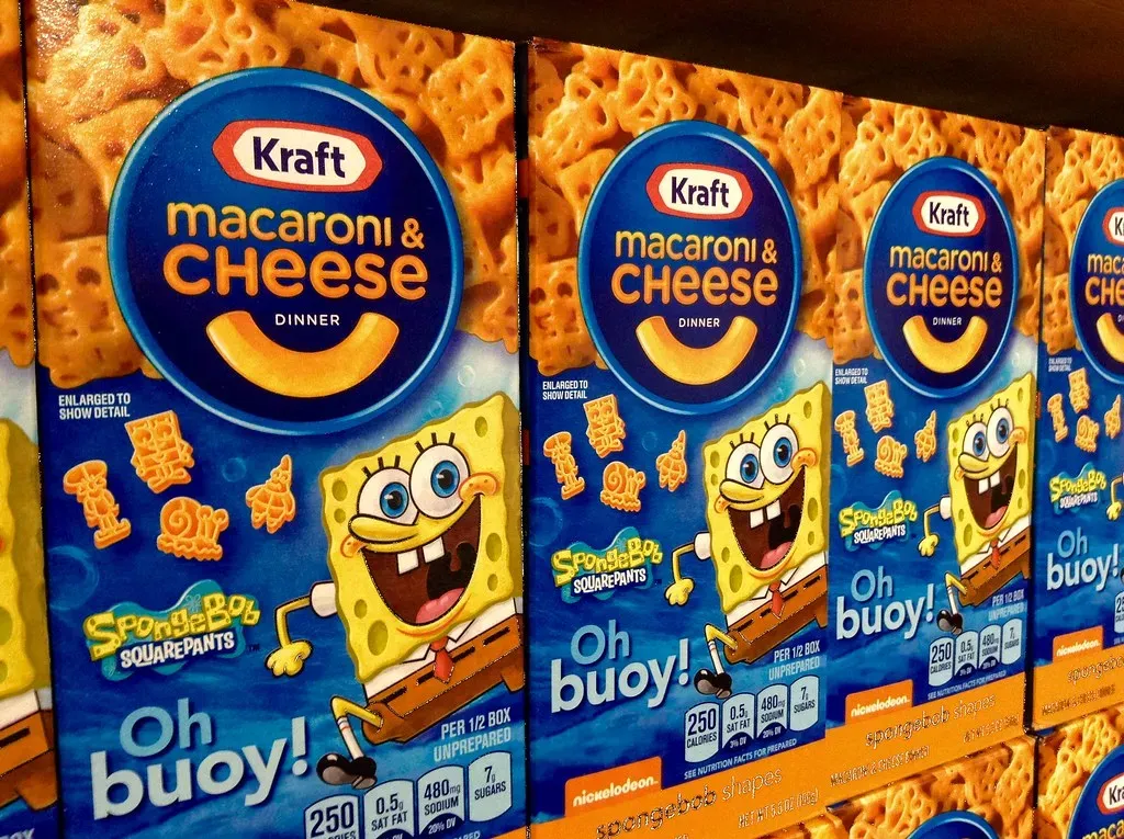 2. Kraft Macaroni and Cheese (JeepersMedia, Flickr, <a href="https://creativecommons.org/licenses/by/2.0/" target="_blank" rel="noopener">CC BY 2.0</a>)