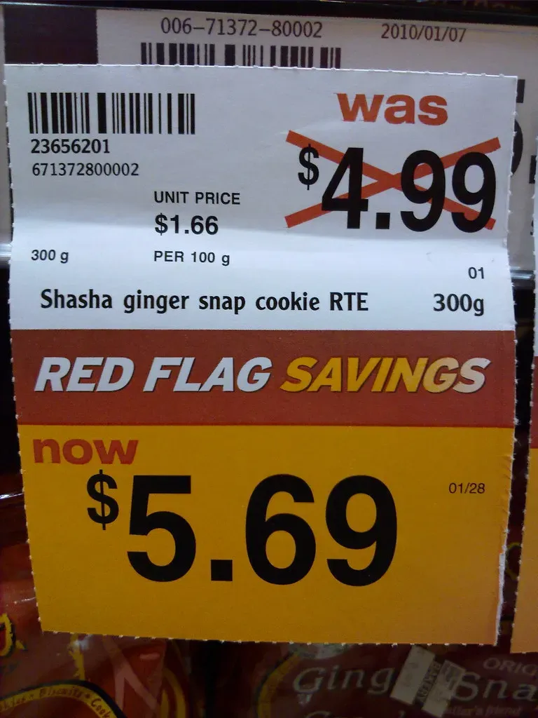 8. Sale Signs Don't Always Mean the Best Price in the Aisle (Andrew Currie, Flickr, <a href="https://creativecommons.org/licenses/by/2.0/" target="_blank" rel="noopener">CC BY 2.0</a>)