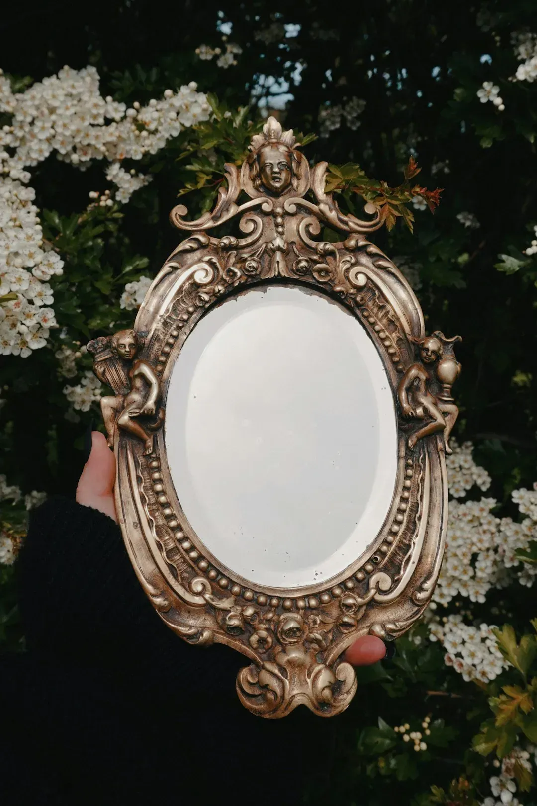 6. Antique Mirrors With Ornate Frames (Image Credits: Unsplash)