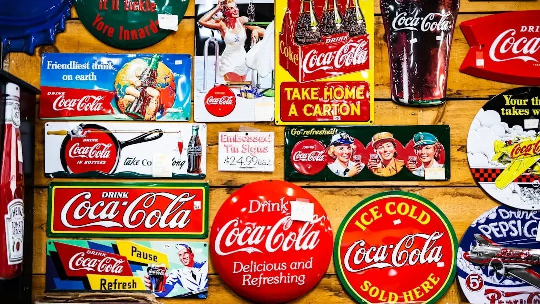 4. Vintage Advertising Signs (Image Credits: Unsplash)