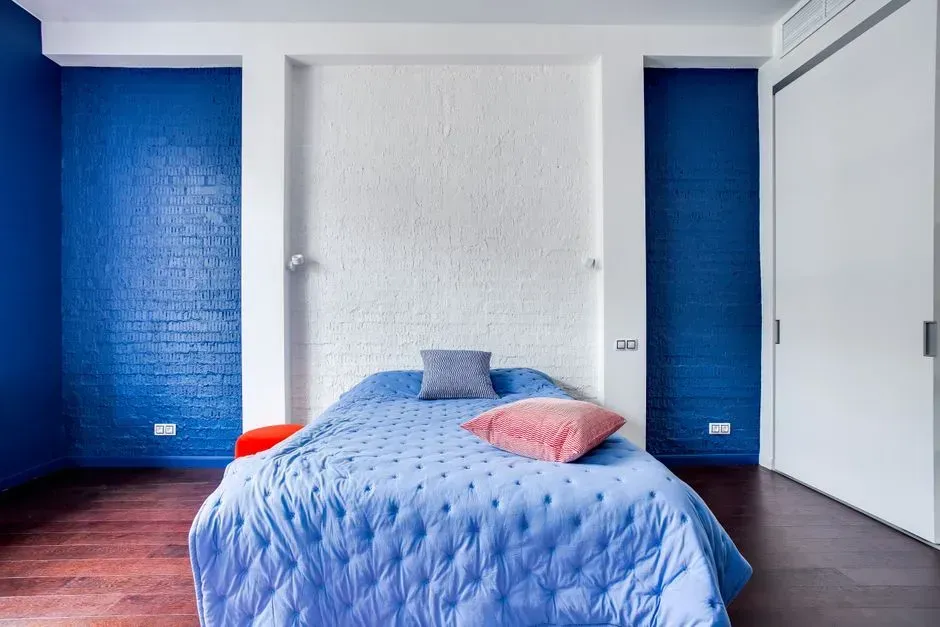 8. A single bold accent wall (Image Credits: Pexels)