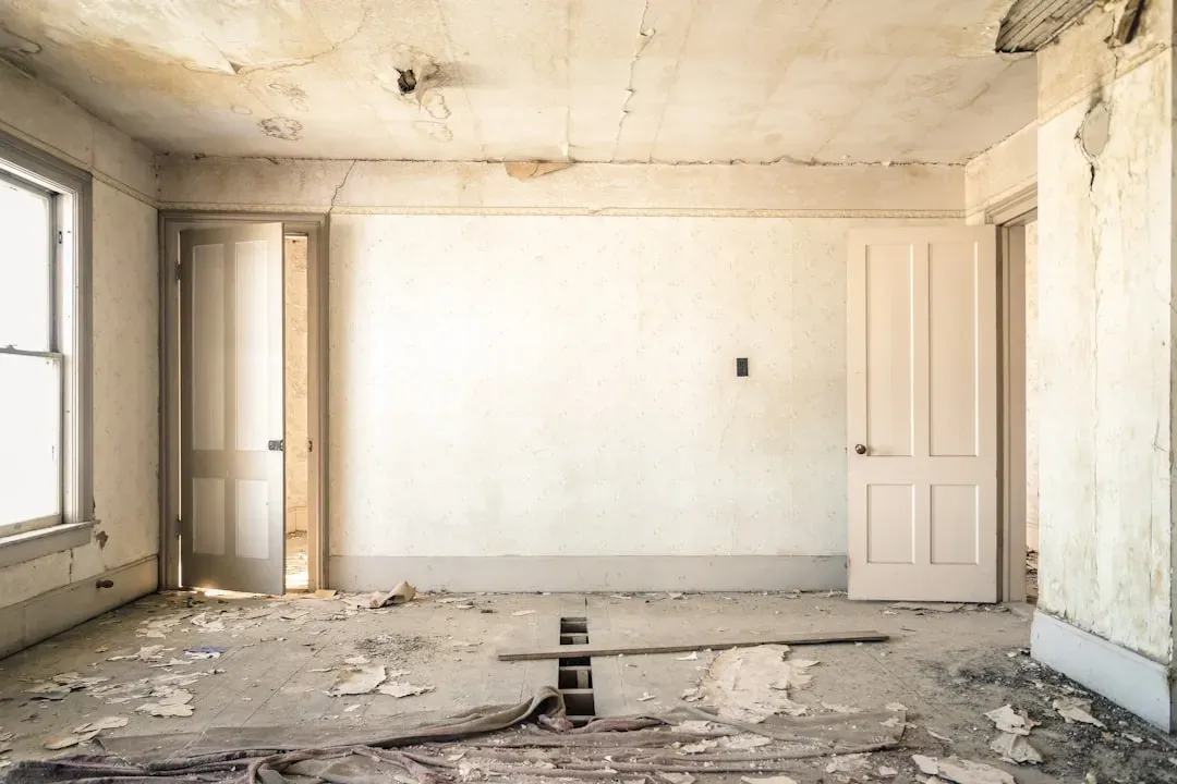 7. Half finished renovations sitting in limbo (Image Credits: Unsplash)