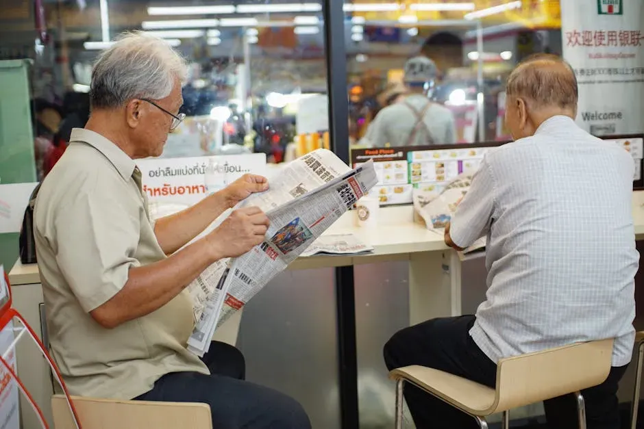 7. Reading the Newspaper or a Physical Book to Unwind (Image Credits: Pexels)