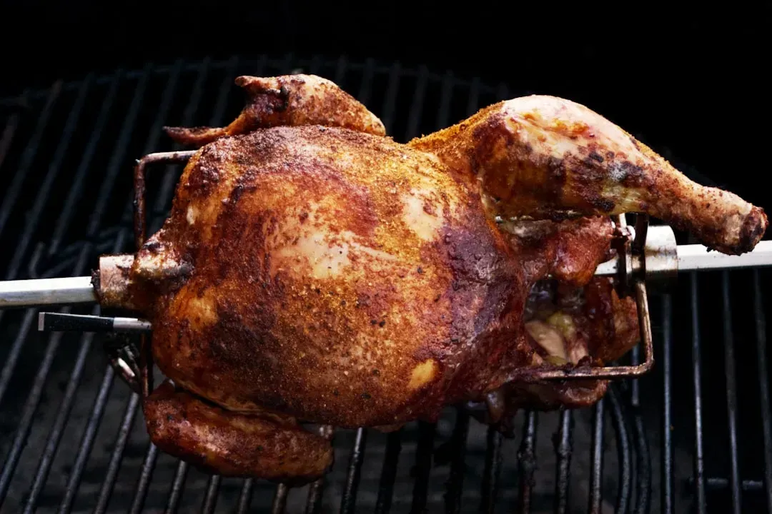 9. Rotisserie chicken (Image Credits: Unsplash)