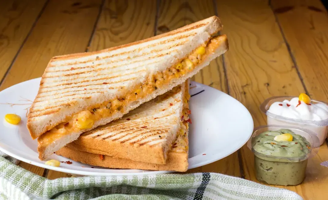 A grilled cheese with a little extra personality (Image Credits: Unsplash)