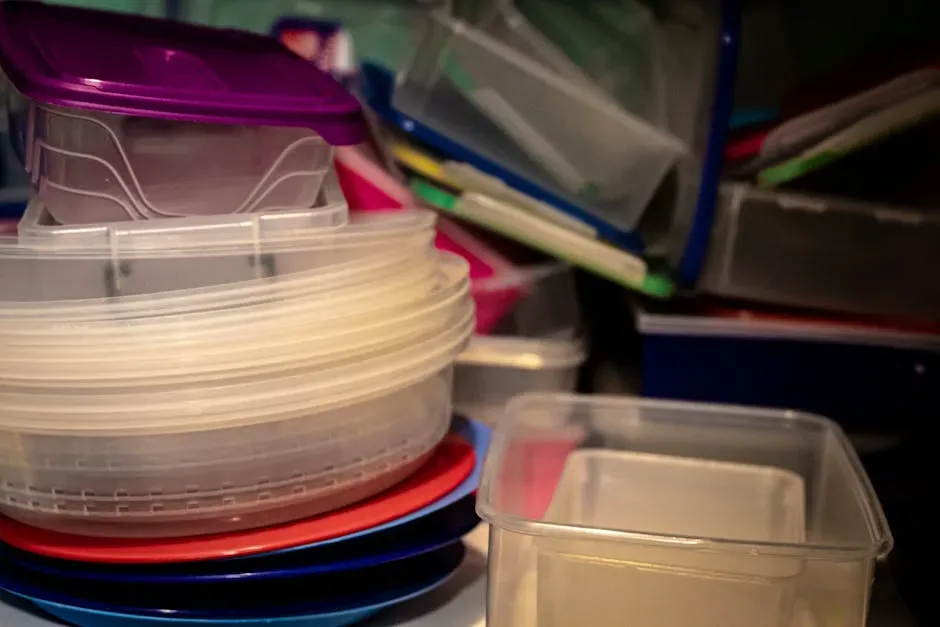 6. Excess Plastic Food Storage Containers (Image Credits: Pexels)