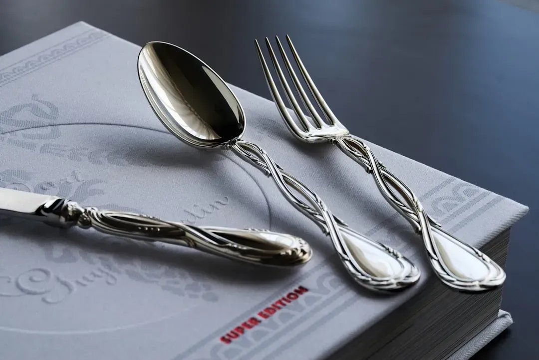 5. Sterling Silver Flatware (Image Credits: Unsplash)