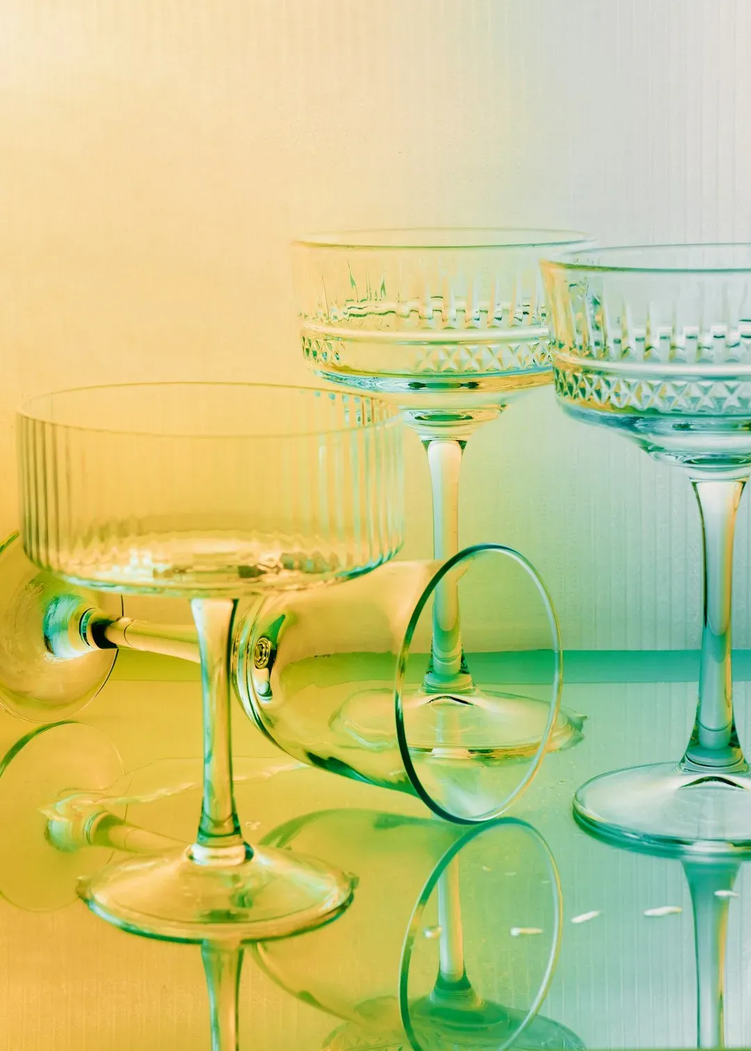 Vintage Barware and 1930s Glassware (Image Credits: Unsplash)