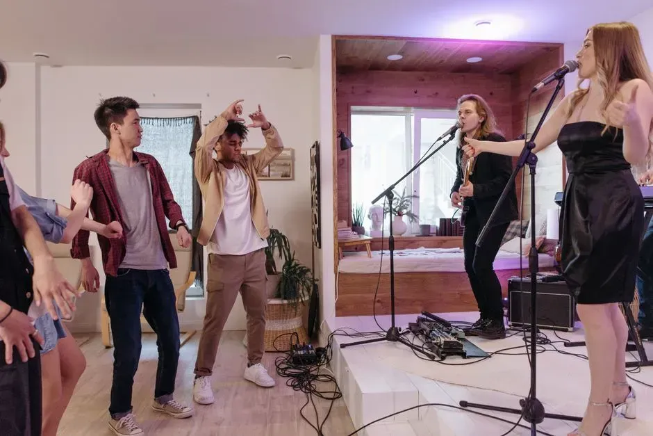 12. Host a home concert or dance night (Image Credits: Pexels)