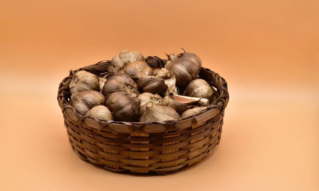 Black garlic, the aged clove with a mellow taste and a stronger antioxidant punch (Image Credits: Unsplash)